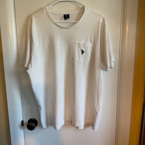 US Polo Assn.  White Short Sleeve Tee - Picture 1 of 5